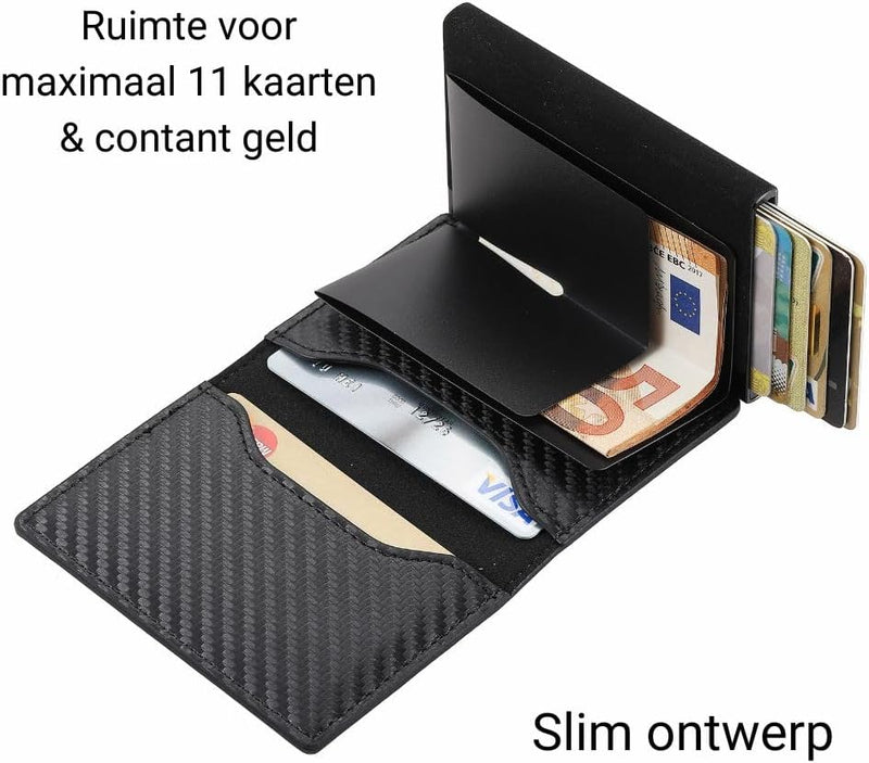 VaultEdge™ – RFID-Blokkerende Slimme Herenportemonnee