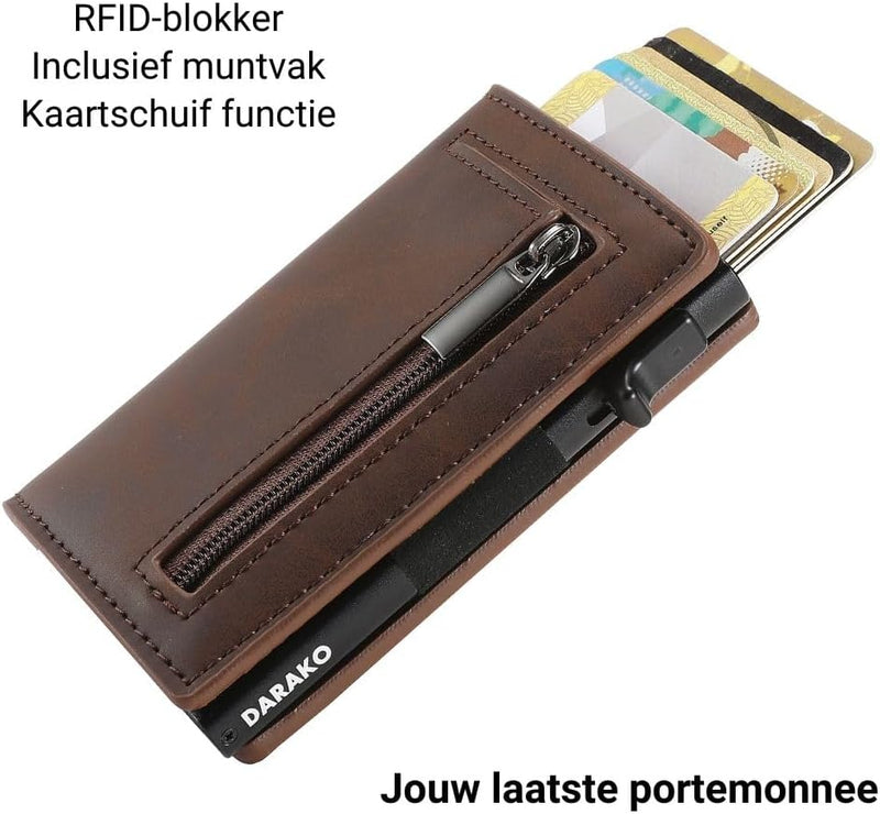 VaultEdge™ – RFID-Blokkerende Slimme Herenportemonnee