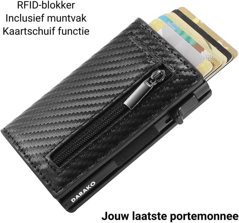 VaultEdge™ – RFID-Blokkerende Slimme Herenportemonnee
