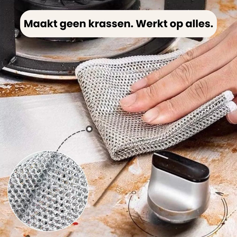 PureScrub™ – Krasvrije Reinigingsspons voor Keuken & Huis